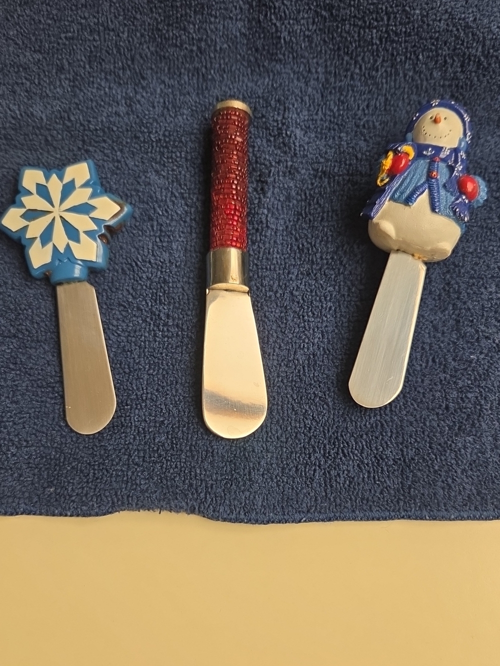 CHEESE SPREADERS Holiday Snowflake Spreaders - 3 Piece Set